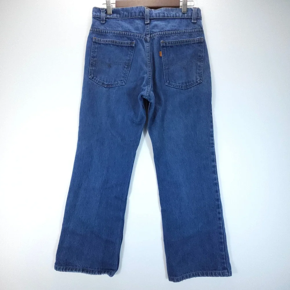 VTG 80s Levi's Orange Tab Jeans Mens‎ 29x25 Blue Straight Leg Denim Grunge USA